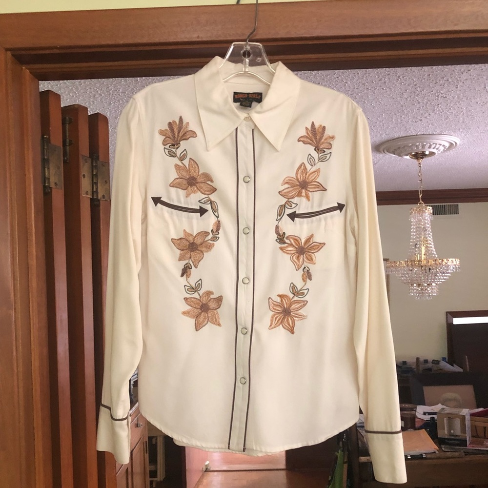 Cowgirl button down shirt